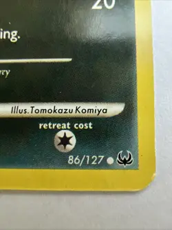 Poochyena - Platinum 86/127 Tomokazu Komiya Pokemon Card NM - Image 4