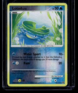 Lotad LV. 13 92/132 Secret Wonders Non-Holo Pokemon Card TCG Very Good MP/LP - Image 1
