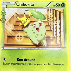 Pokemon Generations Chikorita Radiant Collection RC1/RC32 Common 2016 Card LP - Image 2