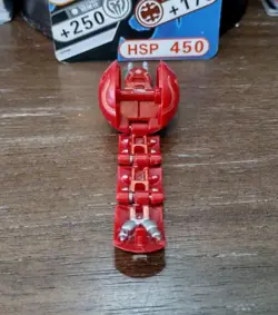 Bakugan B1 Pyrus Centipoid 300G Red Battle Brawlers W/ Vintage Japanese Card! - Image 3