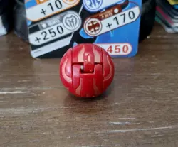 Bakugan B1 Pyrus Centipoid 300G Red Battle Brawlers W/ Vintage Japanese Card! - Image 5