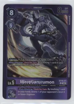 2023 Digimon Card Game - Wolf of Friendship Starter Deck R WereGarurumon 0c57 - Image 1