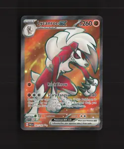 Lycanroc ex 241/193 Paldea Evolved Full Art Ultra Rare Holo Pokemon Card NM - Image 1
