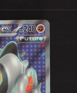 Iron Boulder ex 192/162 Temporal Forces Full Art Ultra Rare Holo Pokemon Card NM - Image 4