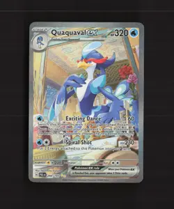 Quaquaval ex 260/193 Paldea Evolved Full Art SIR Rare Holo Pokemon Card NM - Image 1