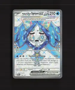 Wellspring Mask Ogerpon ex 194/167 Twilight Masquerade Pokemon Card NM - Image 1