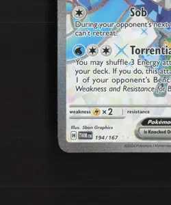 Wellspring Mask Ogerpon ex 194/167 Twilight Masquerade Pokemon Card NM - Image 5
