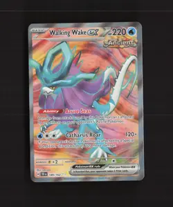 Walking Wake ex 189/162 Temporal Forces Full Art Ultra Rare Holo Pokemon Card NM - Image 1