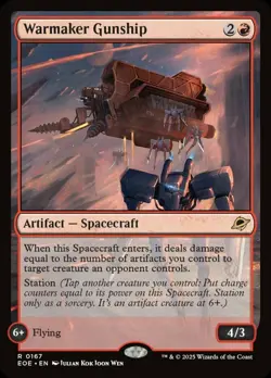 1 x Warmaker Gunship - Edge of Eternities - NM-Mint - MTG - Image 1